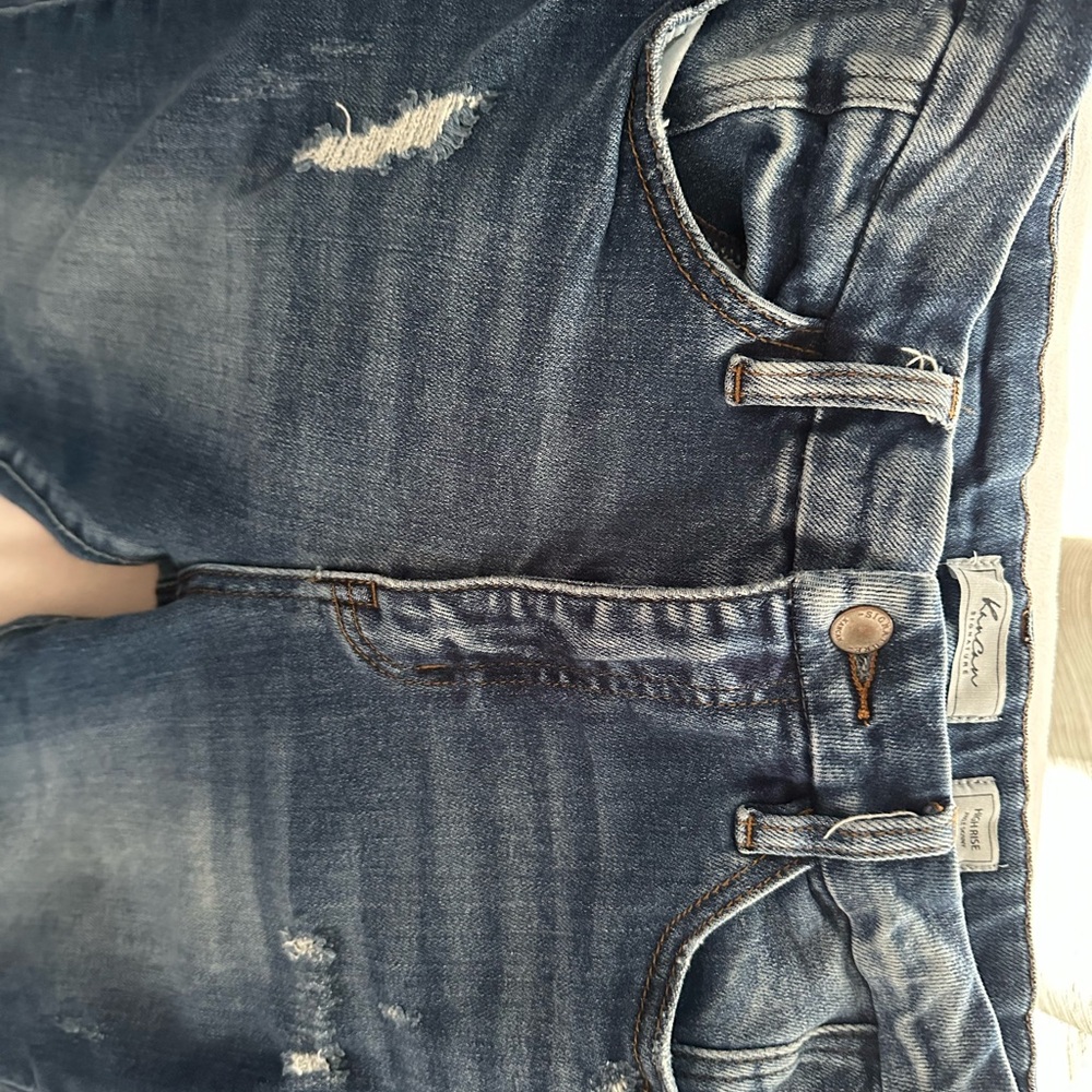 KanCan Blue Distressed Women Jeans